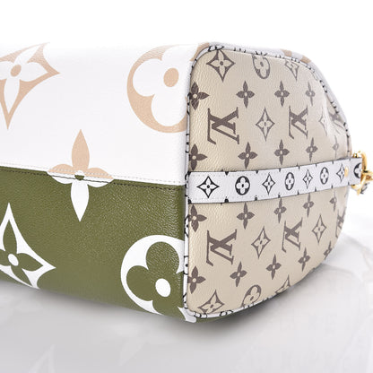 Louis Vuitton Monogram Giant Speedy Bandouliere 30 Kaki Beige 7 of 11