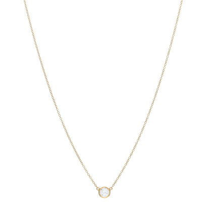 Tiffany 18K Yellow Gold Diamond .44ct Elsa Peretti Diamonds by the Yard Pendant Necklace 1 of 4