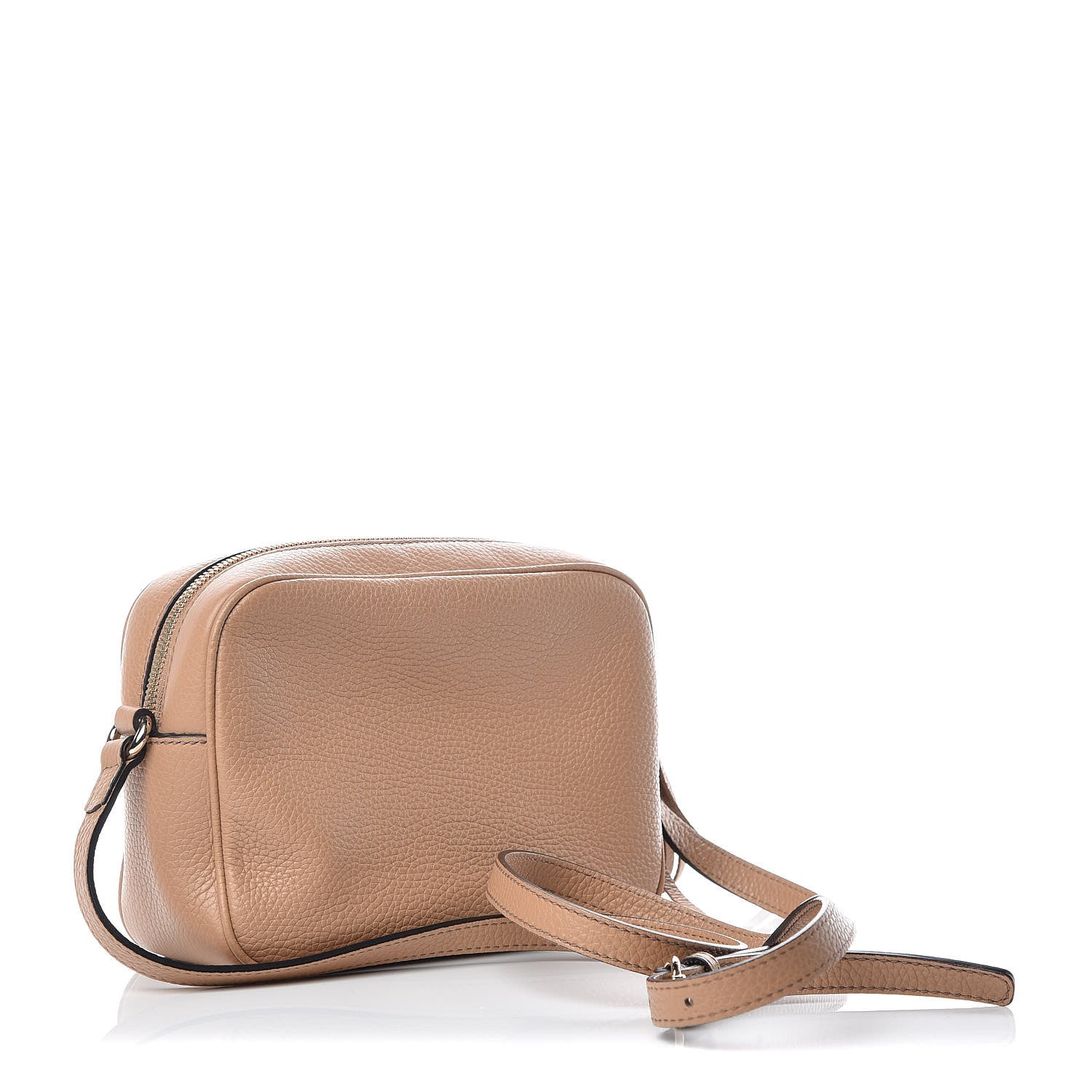 Gucci Pebbled Calfskin Small Soho Disco Bag Camelia 3 of 10