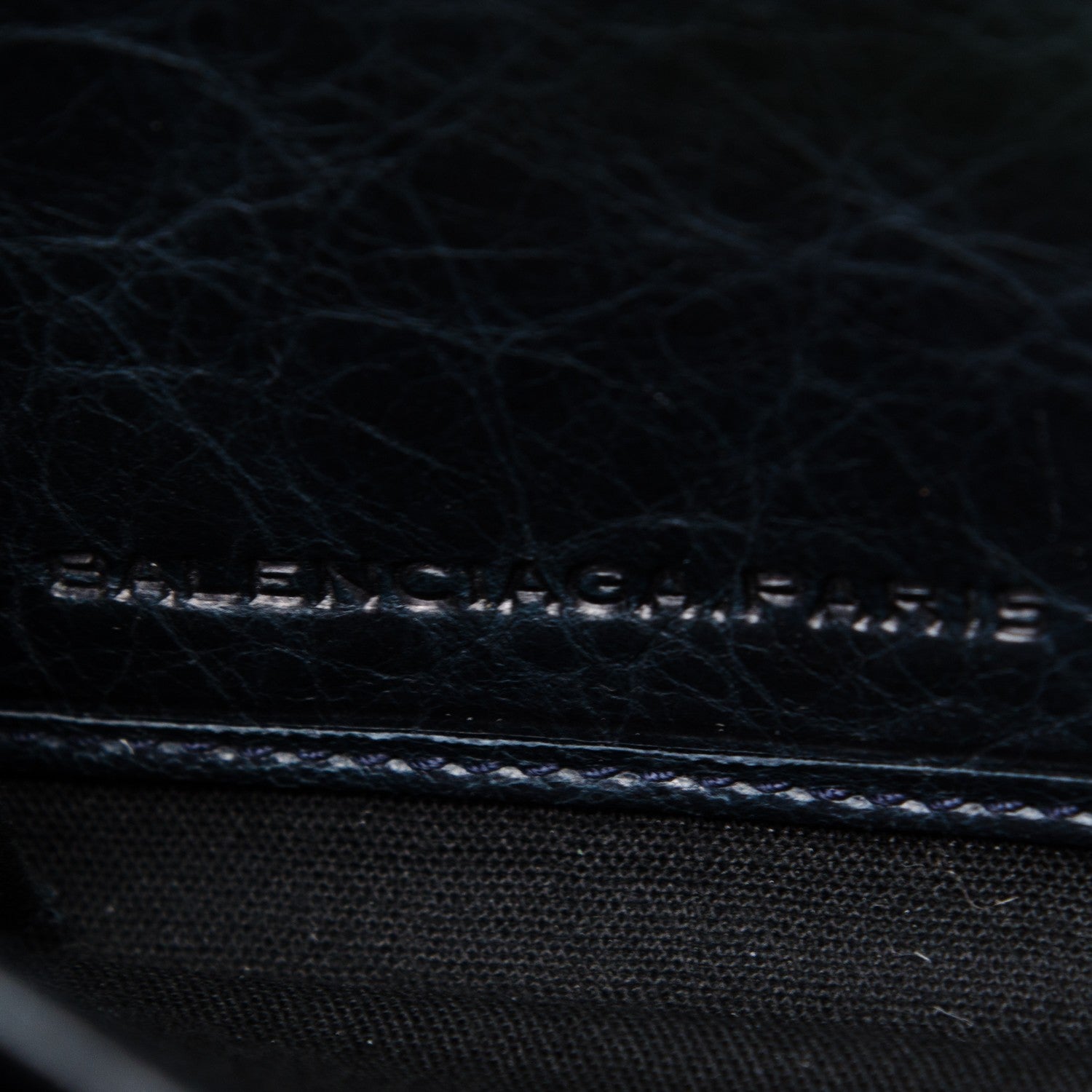 Balenciaga Agneau Giant 12 Rose Gold Hardware Continental Zip Around Wallet Dark Night 6 of 7