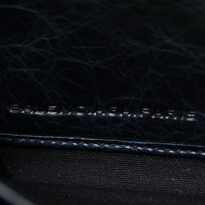 Balenciaga Agneau Giant 12 Rose Gold Hardware Continental Zip Around Wallet Dark Night 6 of 7