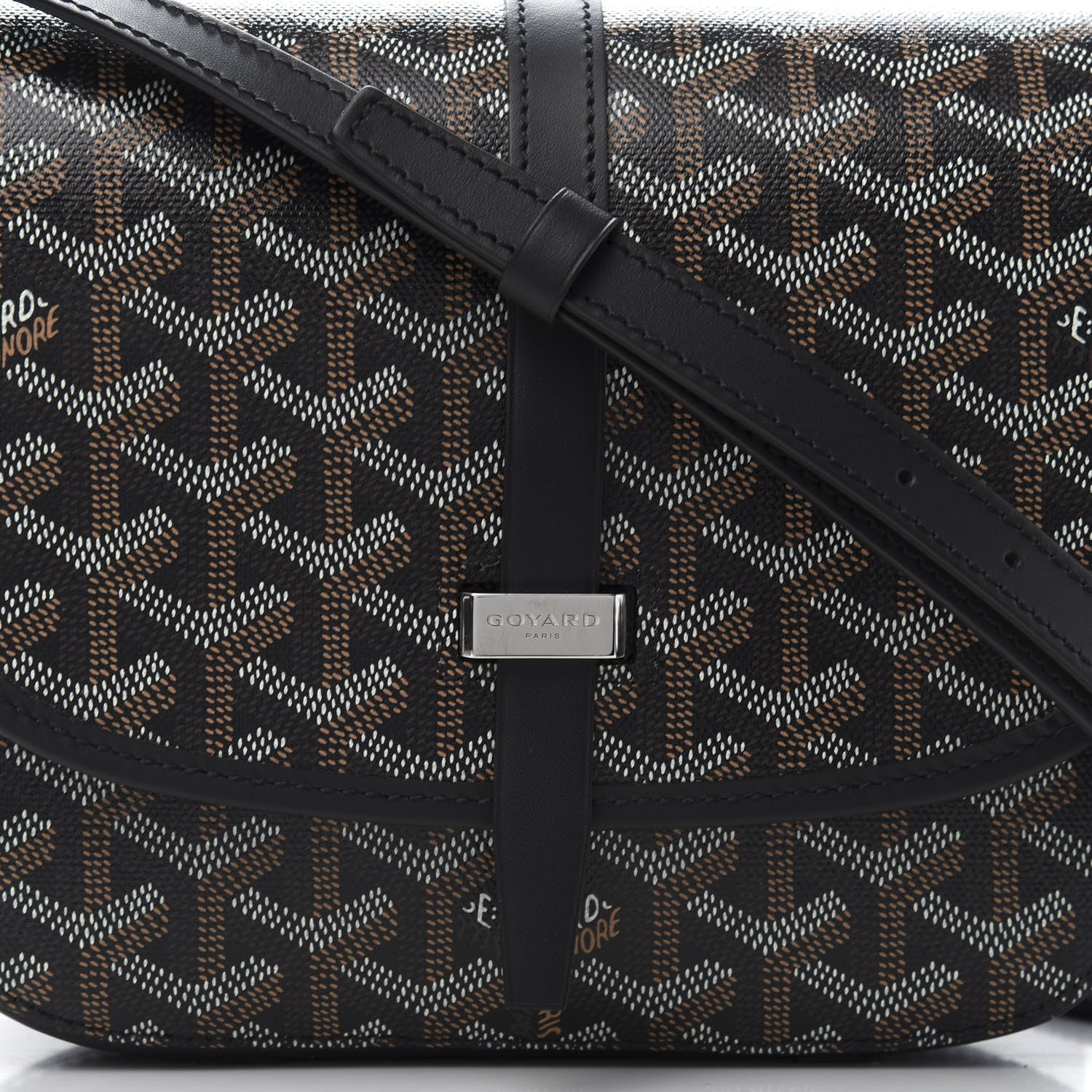 Goyard Goyardine Belvedere II PM Messenger Bag Black 9 of 9
