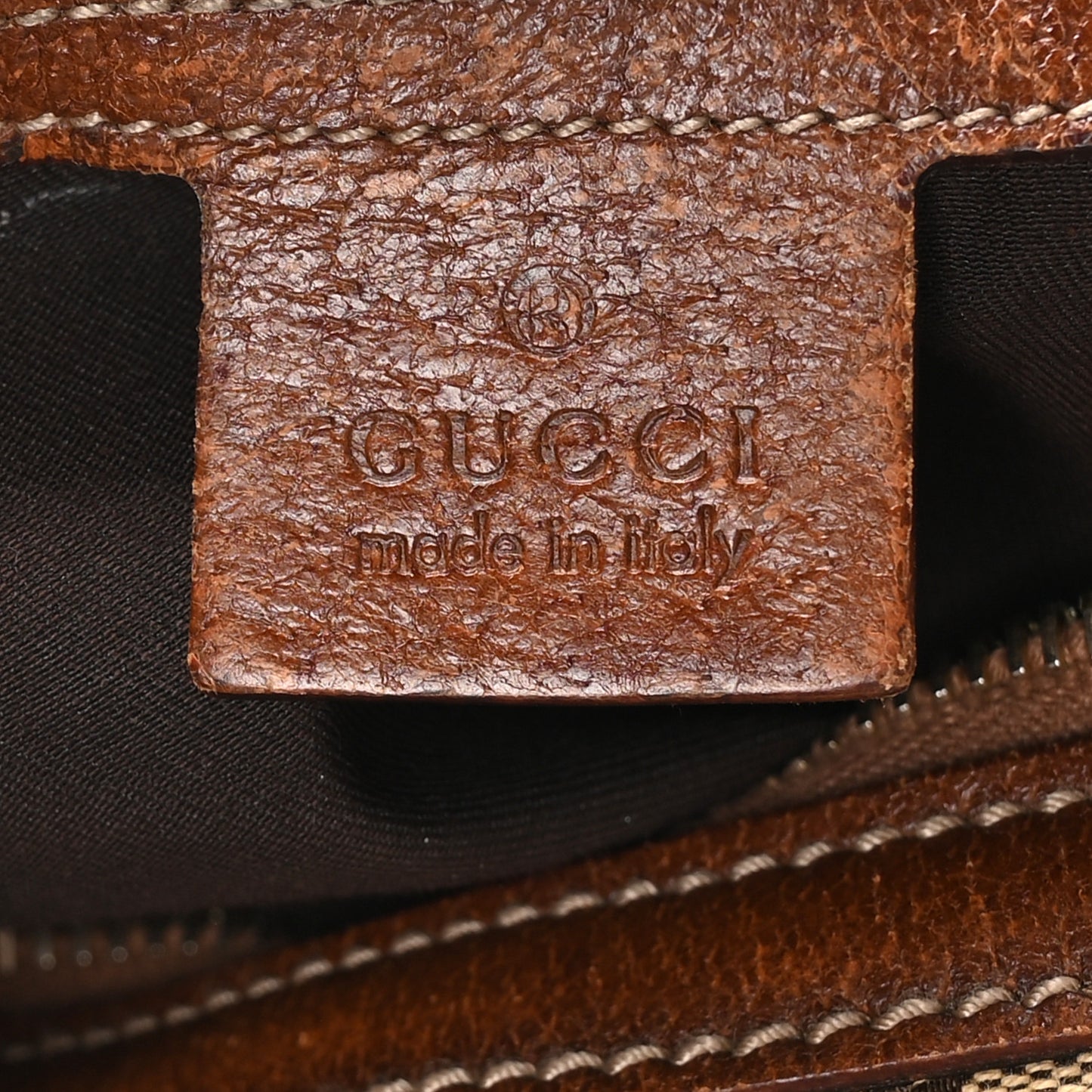 Monogram Bamboo Ring Hobo Brown