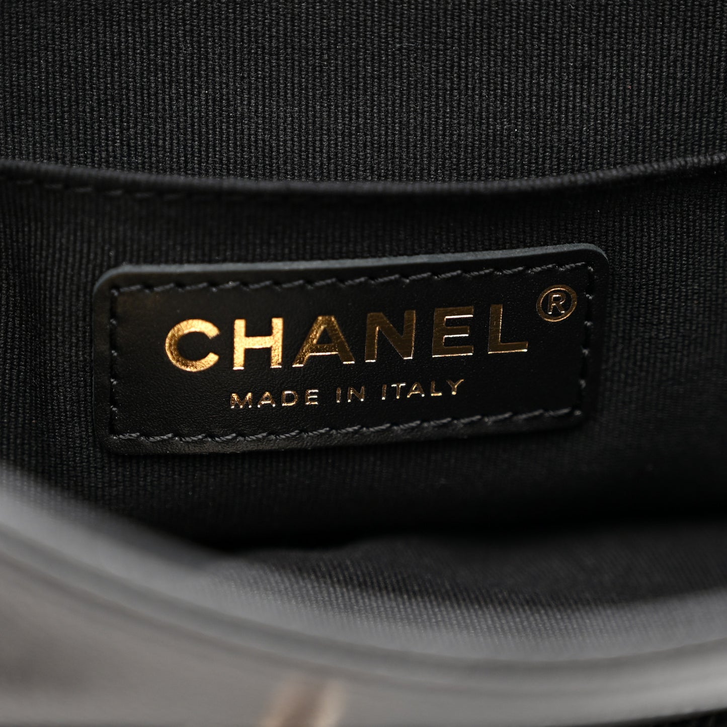 Shiny Caviar Quilted Medium Duma Pockets Drawstring Backpack Black