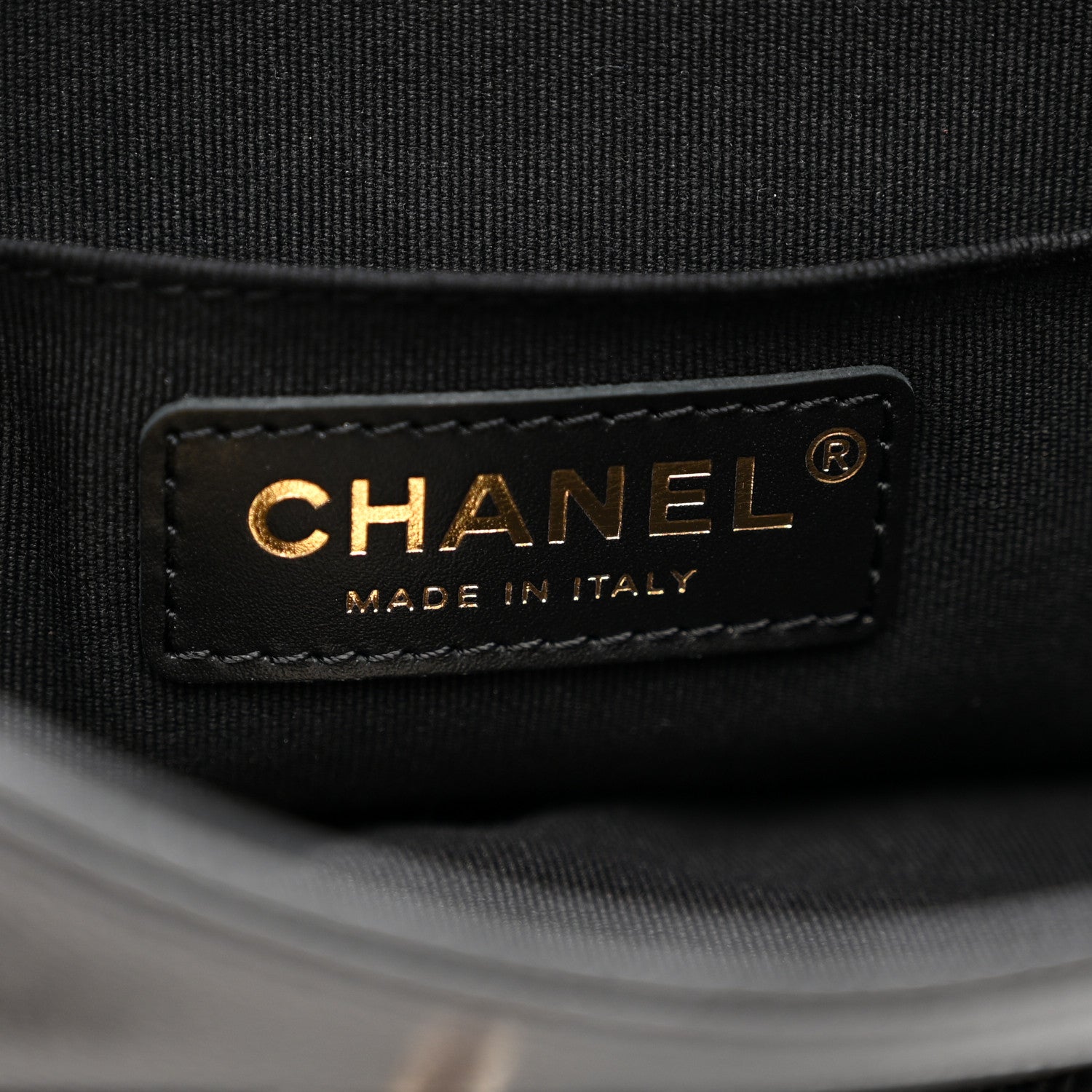 Chanel Shiny Caviar Quilted Medium Duma Pockets Drawstring Backpack Black 6 of 12