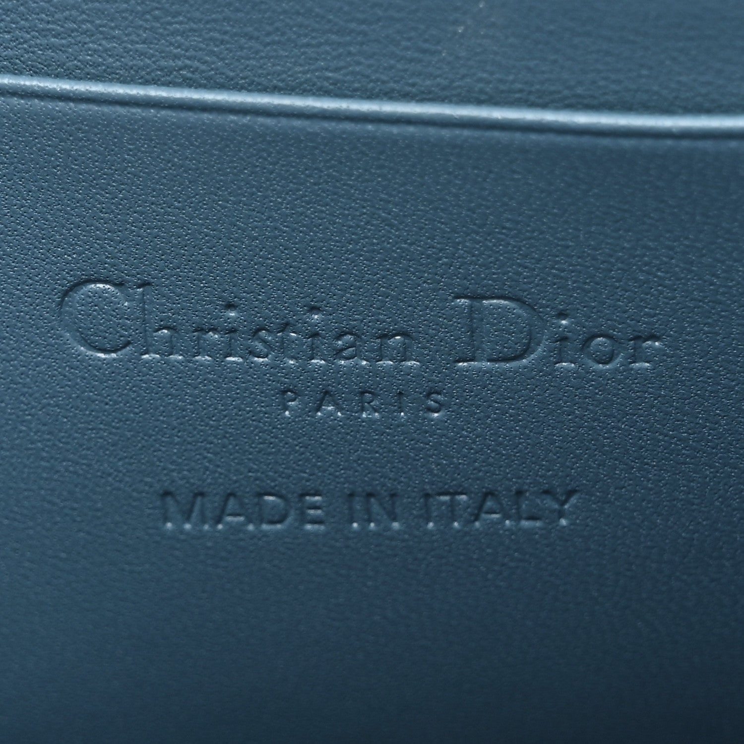 Christian Dior Lambskin Cannage Lady Dior Phone Holder Cloud Blue 6 of 12