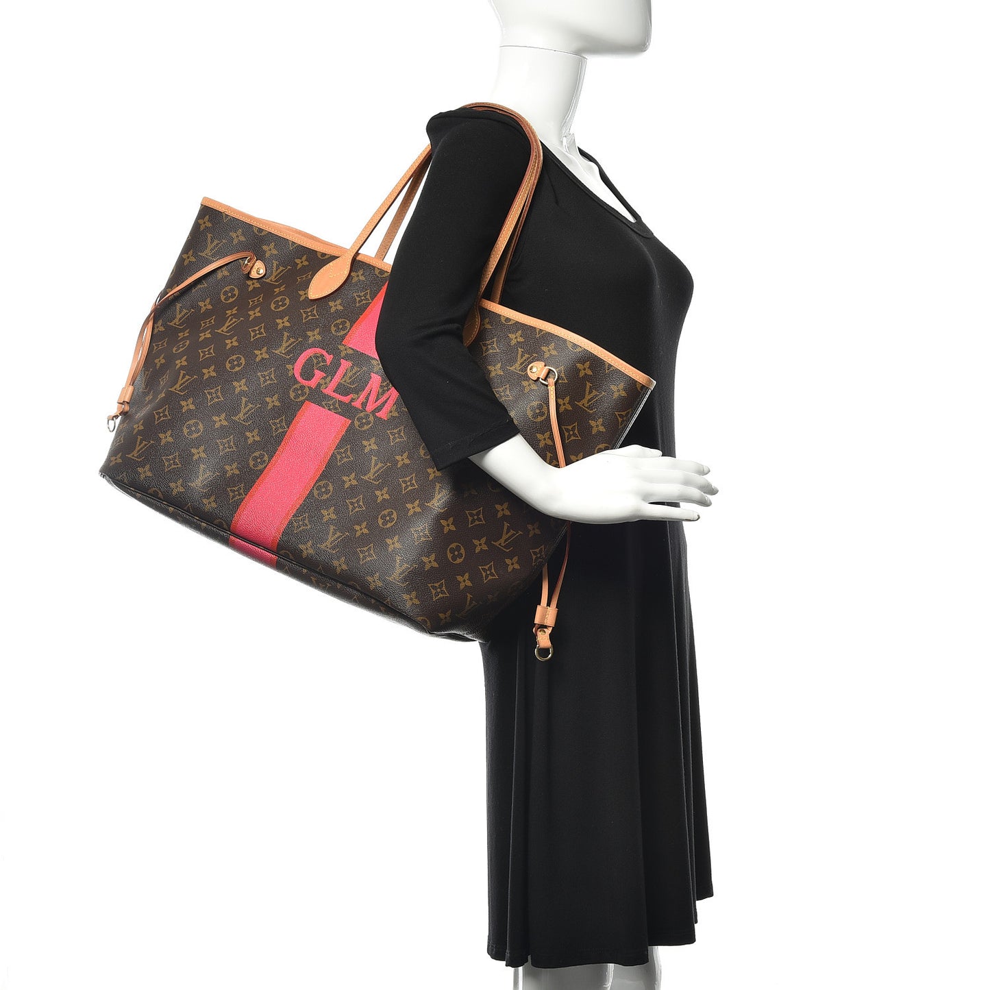 Monogram My LV Heritage Neverfull GM Red Magenta
