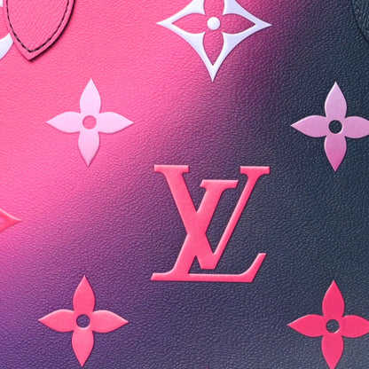 Louis Vuitton Monogram Giant Spring In The City Neverfull MM Midnight Fuchsia 9 of 10