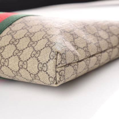Gucci GG Supreme Monogram Web Messenger Bag Black 9 of 9