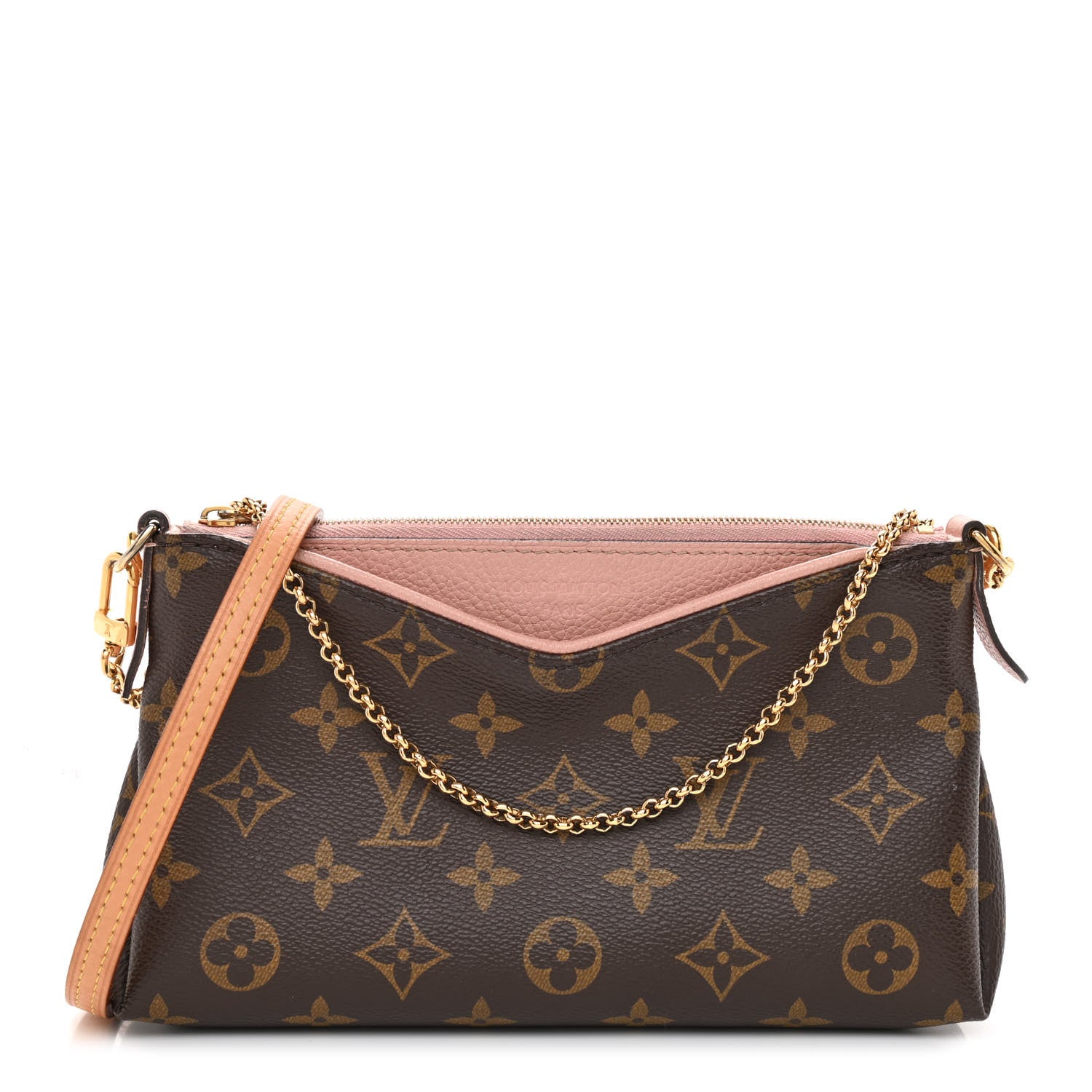 Louis Vuitton Monogram Pallas Clutch Rose Poudre 1 of 9