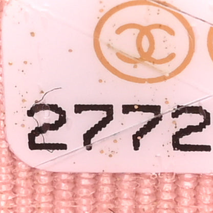 Chanel Iridescent Caviar Quilted Zip Coin Purse Pink 9 of 11