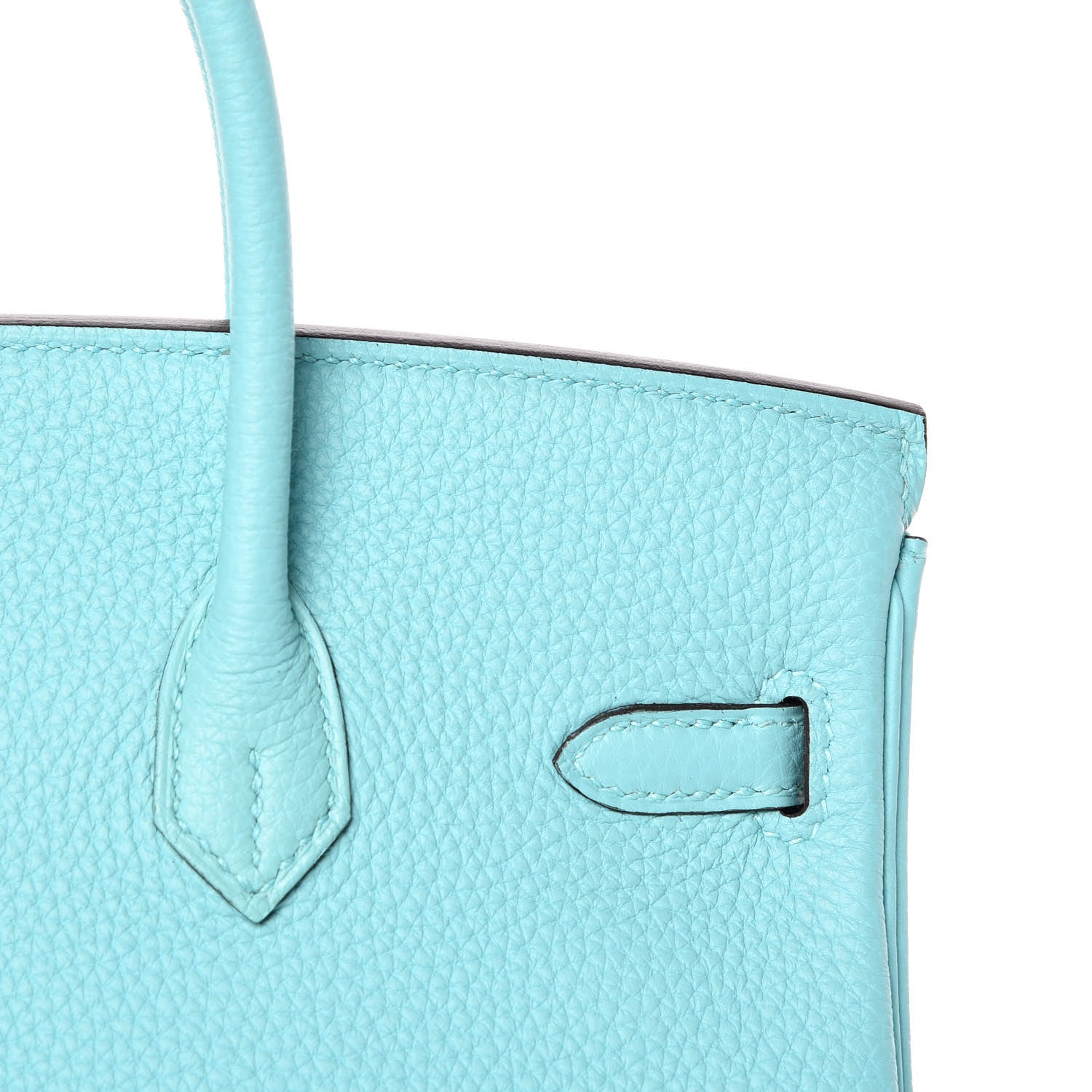 Hermes Togo Birkin 25 Bleu Atoll 10 of 33