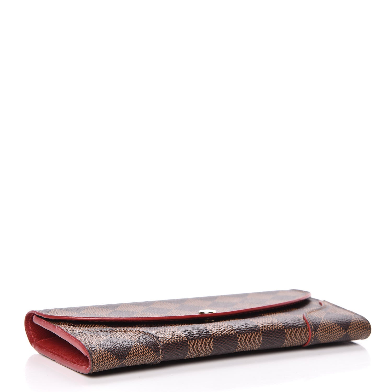 Louis Vuitton Damier Ebene Caissa Wallet Cherry 4 of 6