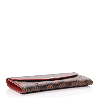 Louis Vuitton Damier Ebene Caissa Wallet Cherry 4 of 6