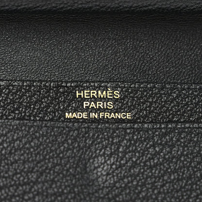 Hermes Chevre Mysore Mini Bearn Wallet Black 6 of 8