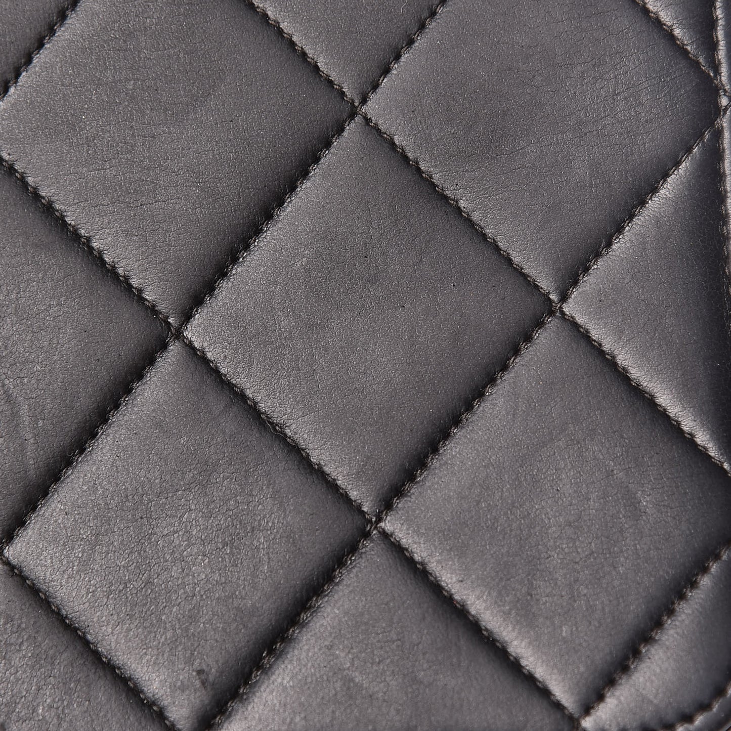 Lambskin Quilted Shoulder Bag Black