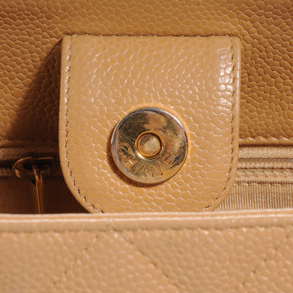 Chanel Caviar Petit Shopping Tote PST Beige 8 of 8