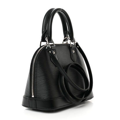 Louis Vuitton Epi Alma BB Black 3 of 10