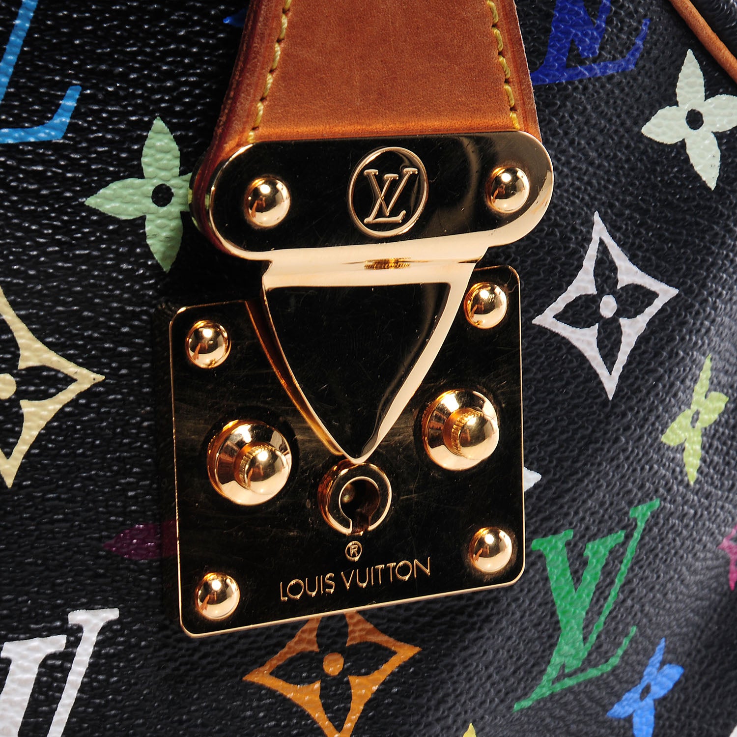 Louis Vuitton Monogram Multicolor Speedy 30 Black 7 of 7