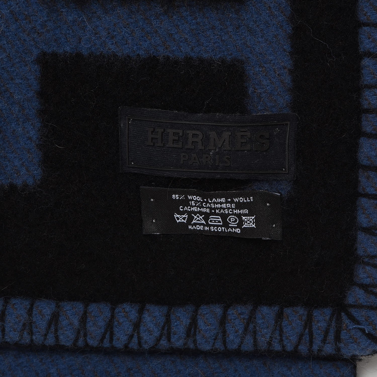 Hermes Wool Cashmere Blanket 6 of 6