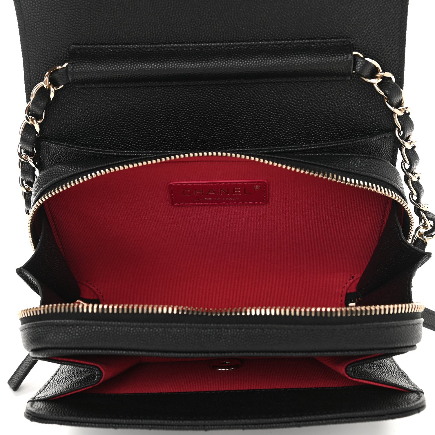 Chanel Caviar Quilted Like A Wallet Flap Black 5 of 9