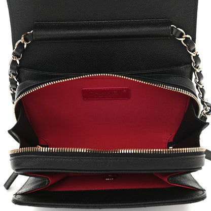 Chanel Caviar Quilted Like A Wallet Flap Black 5 of 9