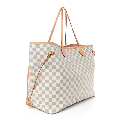 Louis Vuitton Damier Azur Neo Neverfull GM Rose Ballerine 3 of 11