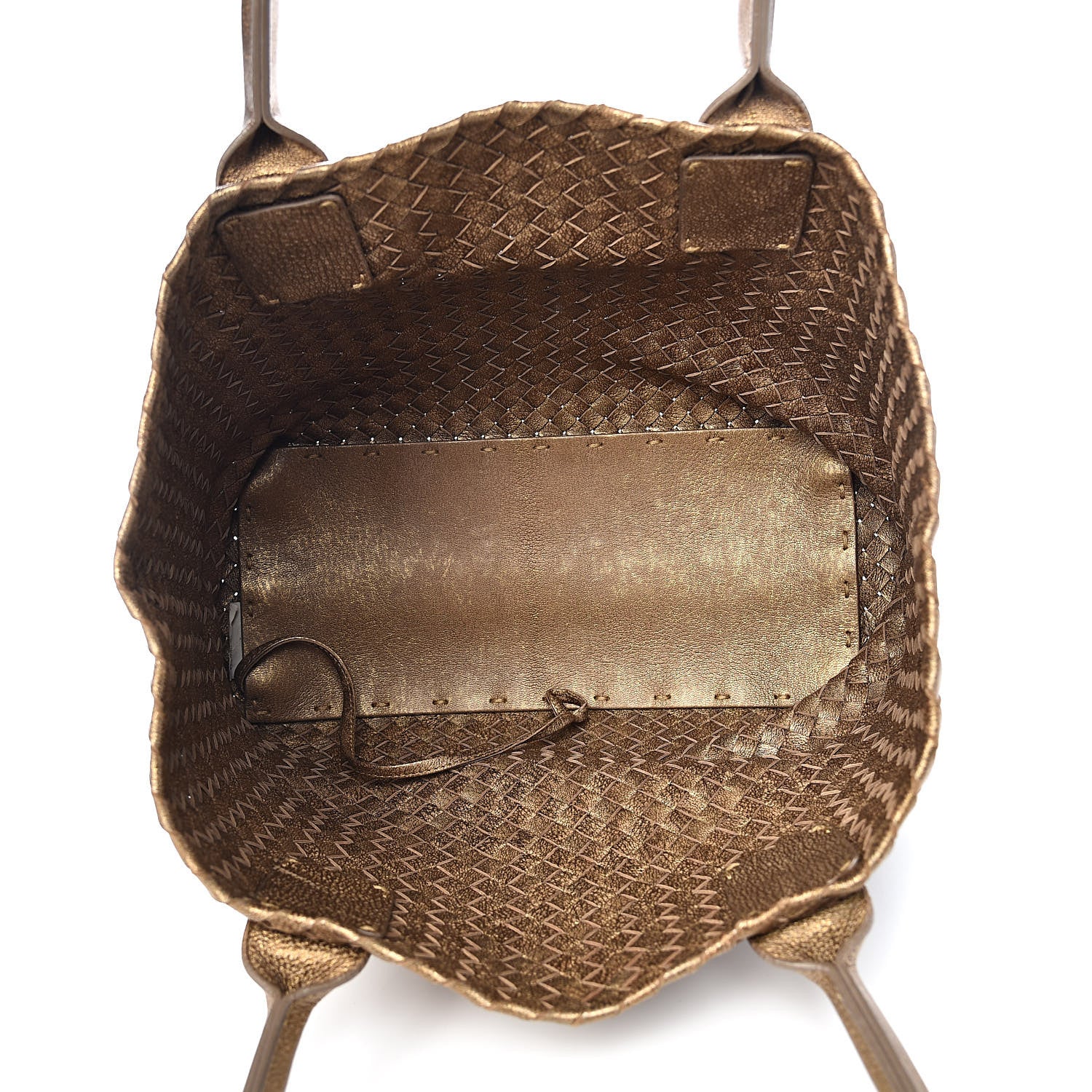 Bottega Veneta Chevre Intrecciato Intrecciato Mini Cabat Ottone 6 of 13