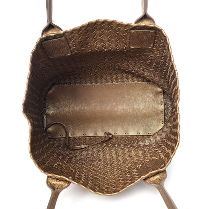 Bottega Veneta Chevre Intrecciato Intrecciato Mini Cabat Ottone 6 of 13