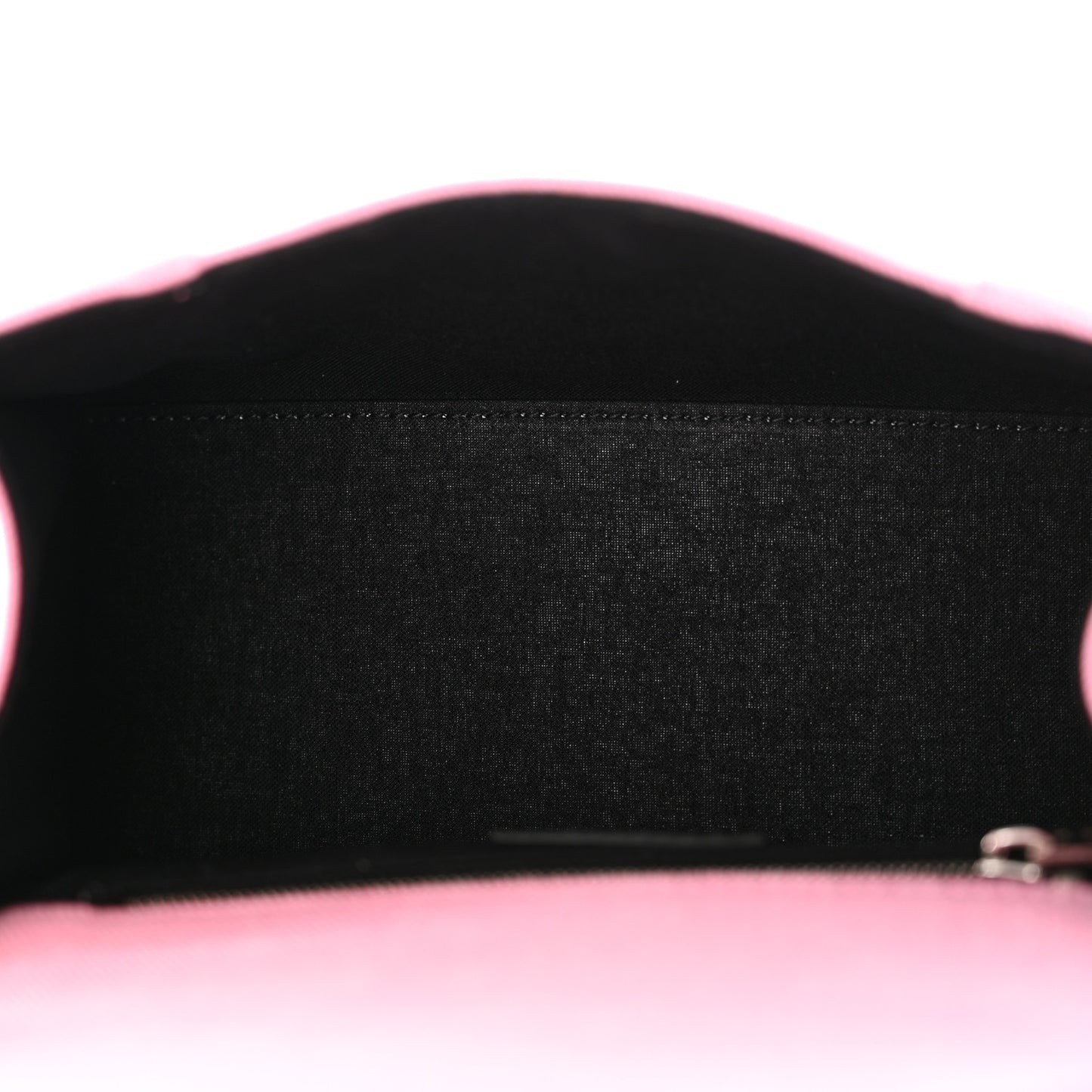 Nappa Denim Printed Small Hourglass Top Handle Bag Denim Pink