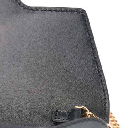 Versace Grained Calfskin La Medusa Chain Crossbody Bag Black 19 of 22