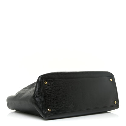 Chanel Calfskin Cerf Executive Shopper Tote Black 4 of 17