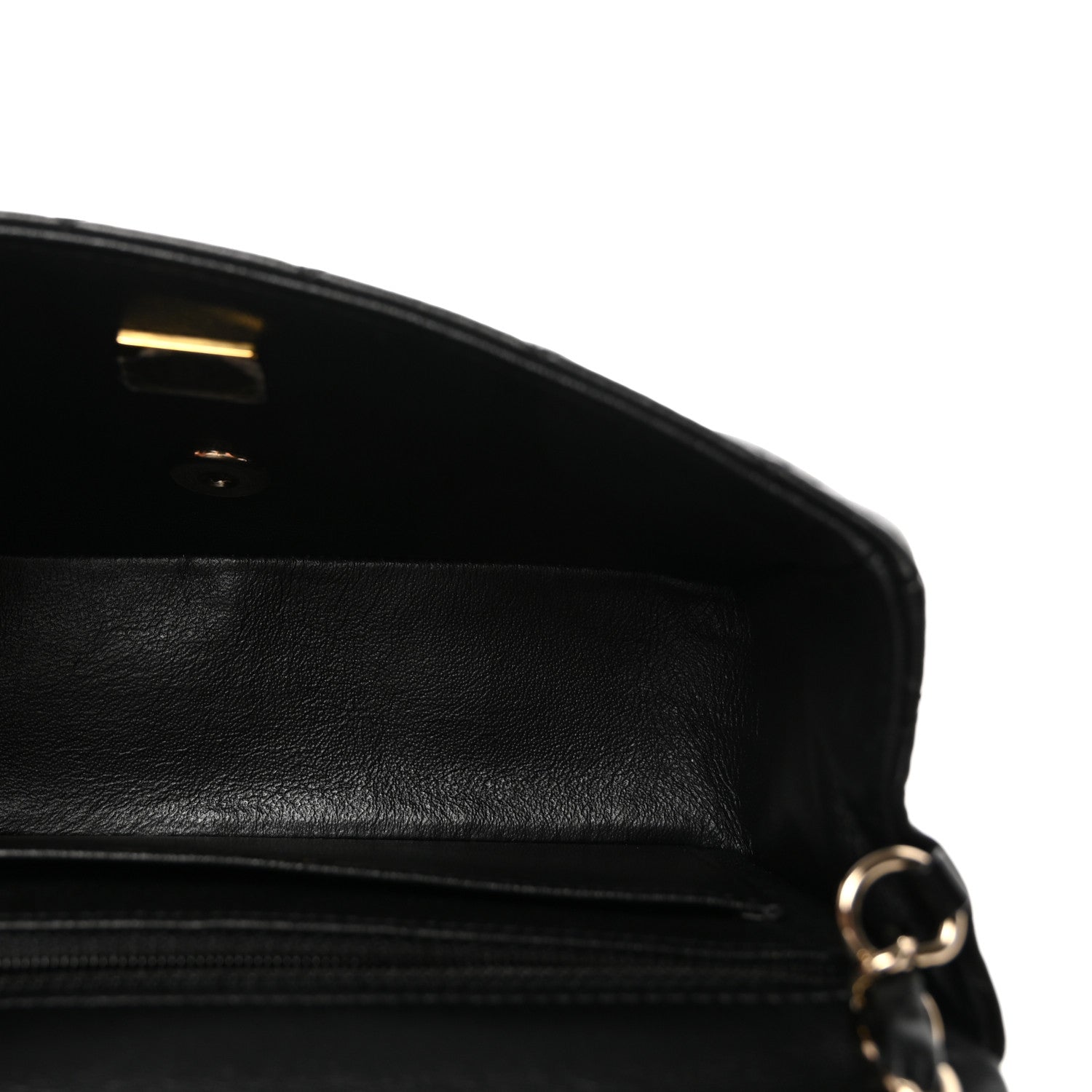 Chanel Lambskin Quilted Mini Rectangular Flap Black 5 of 10