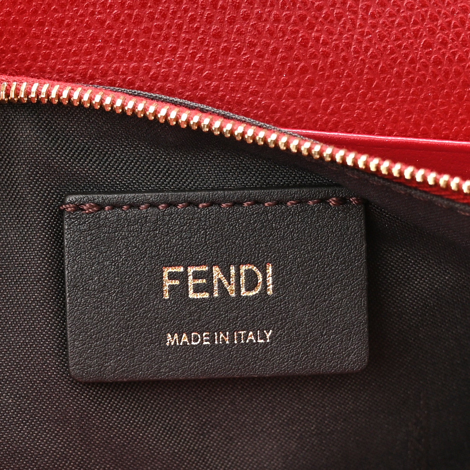 Fendi Vitello Cruise F is Fendi FF 1974 Embossed Medium Envelope Wallet On Chain Fragola Maya Black 6 of 15