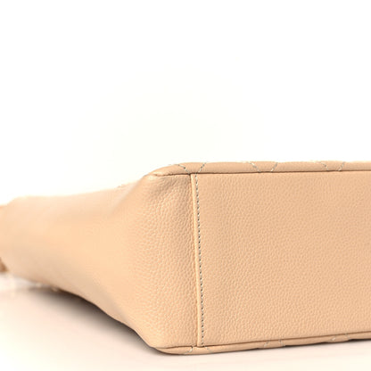 Chanel Caviar Quilted Petit Shopping Tote PST Beige Clair 8 of 11