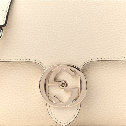 Gucci Dollar Calfskin Interlocking G Crossbody Bag Ivoire 8 of 9