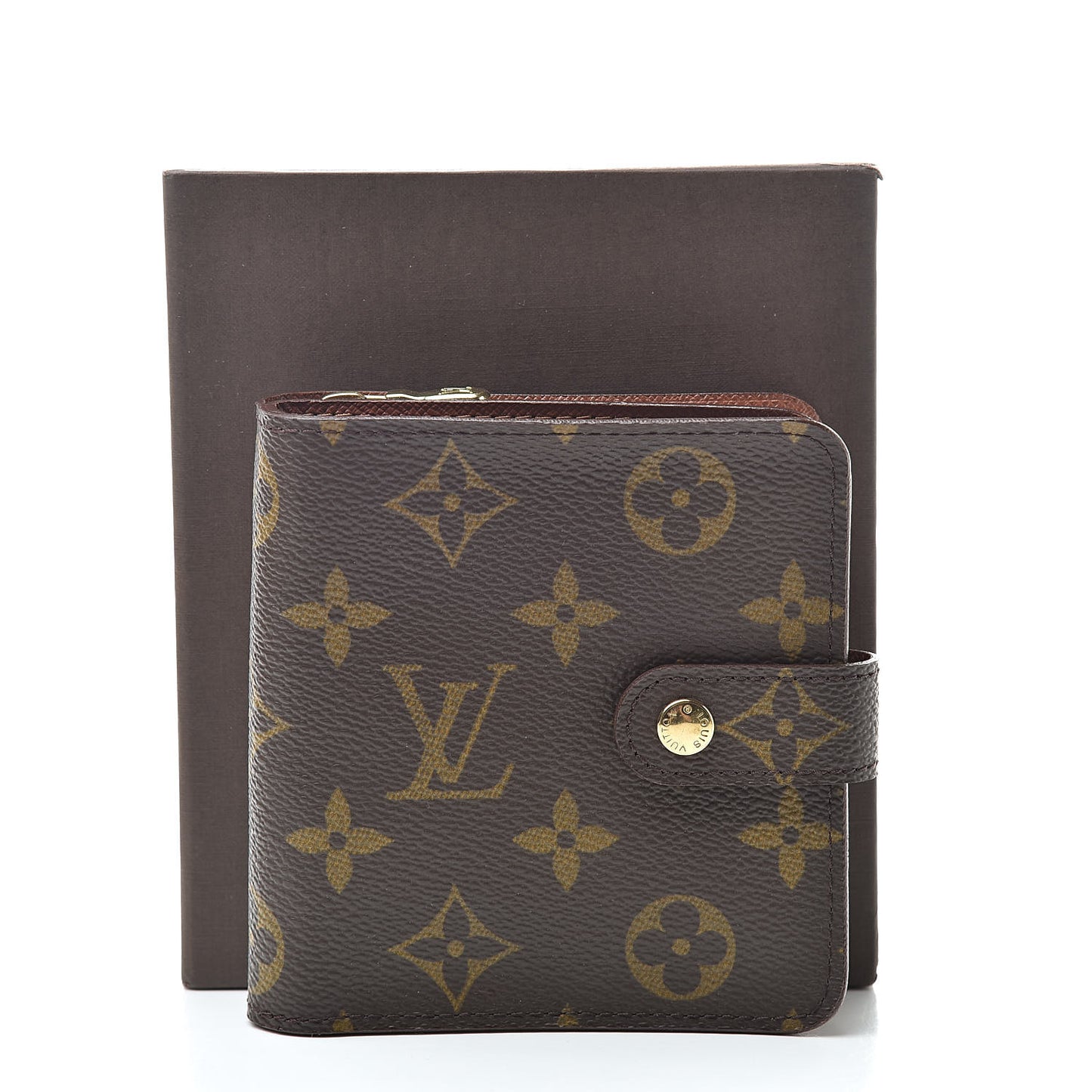 Monogram Compact Zippe Zipped Wallet
