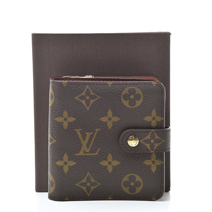Louis Vuitton Monogram Compact Zippe Zipped Wallet 11 of 11