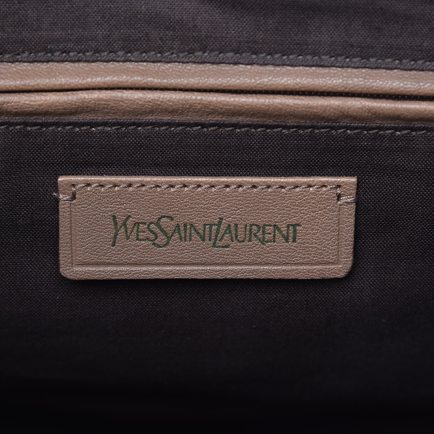 Saint Laurent Sheepskin Medium Cabas ChYc Taupe 6 of 17