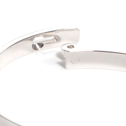 Hermes 18K White Gold Diamond PM Kelly Bracelet SH 5 of 6