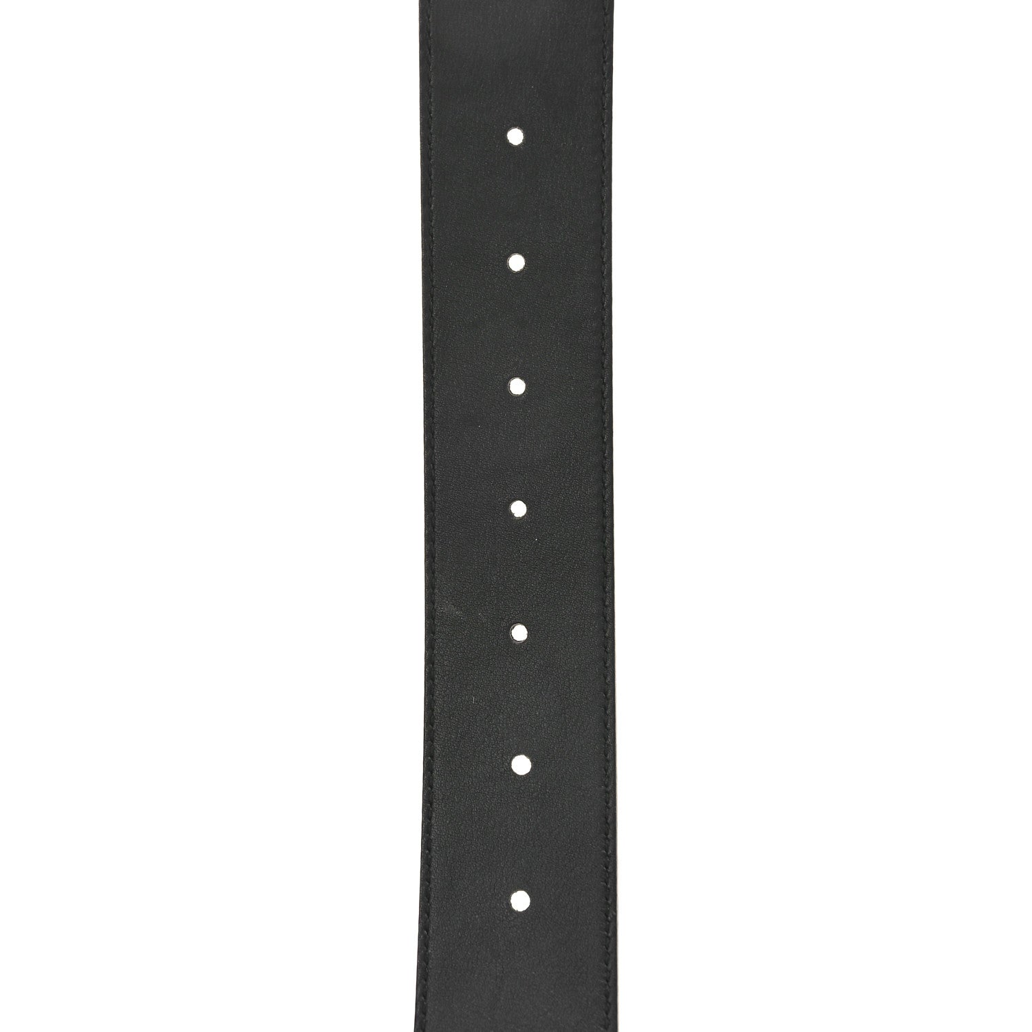 Gucci Textured Calfskin Double G 40mm Belt 75 30 Black 5 of 6