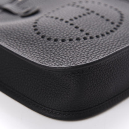 Hermes Taurillon Clemence Evelyne TPM Black 6 of 10