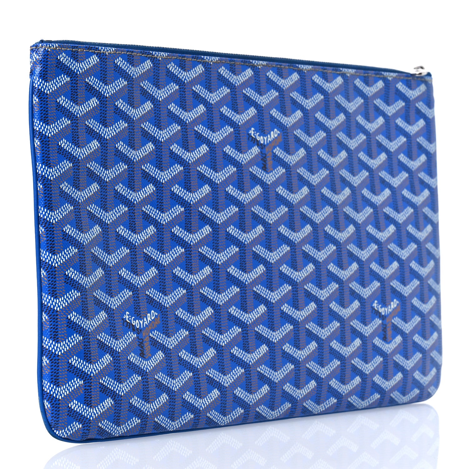 Goyard Goyardine Senat Pochette MM Sky Blue 3 of 10