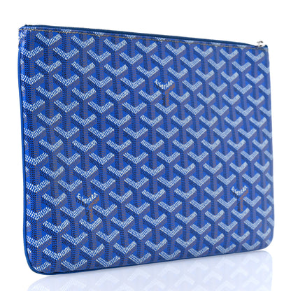 Goyard Goyardine Senat Pochette MM Sky Blue 3 of 10
