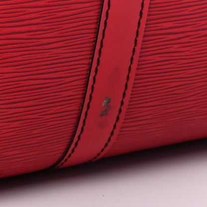 Louis Vuitton Epi Keepall 50 Castillan Red 8 of 10