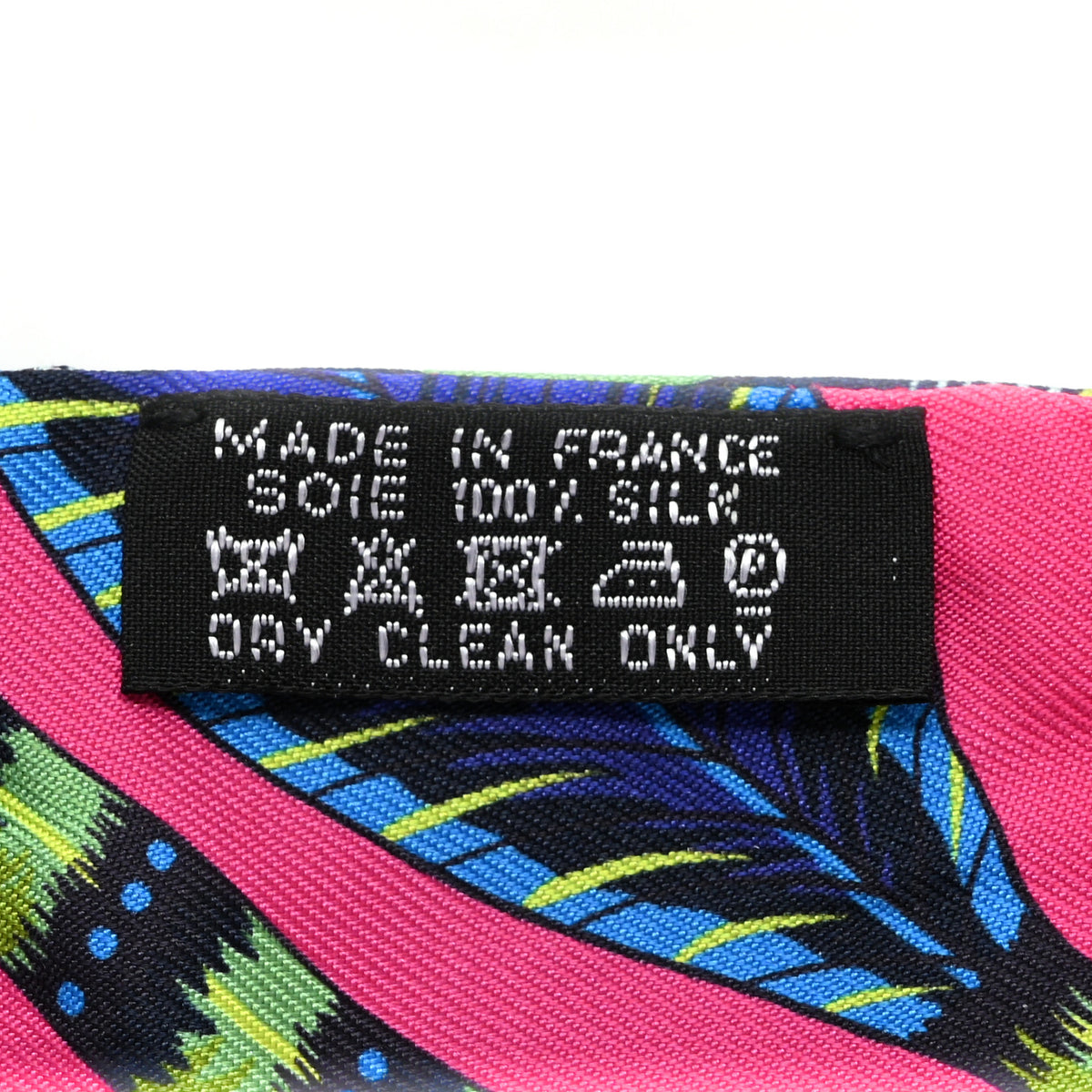 Hermes Silk The Savana Dance Twilly Rose Indien Indigo Vert 3 of 6