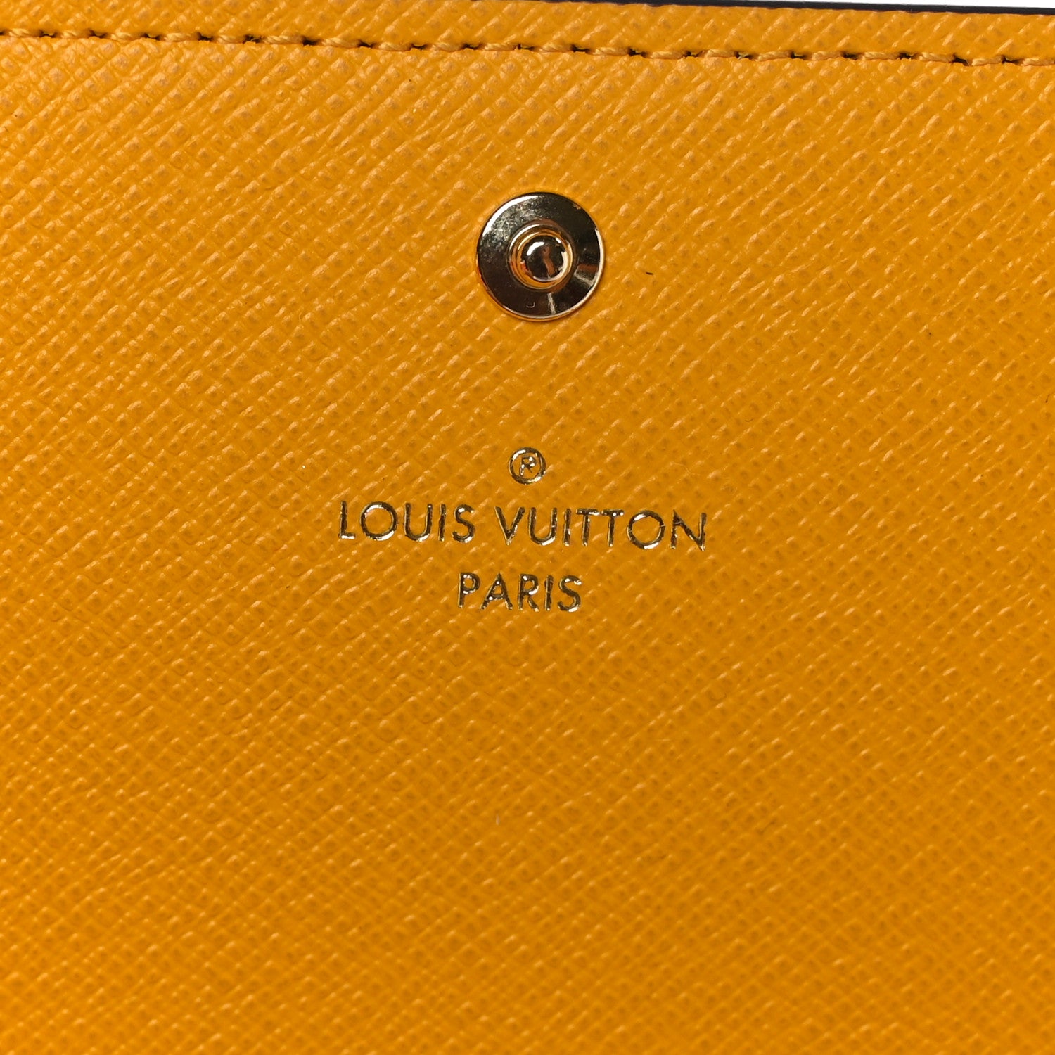 Louis Vuitton Monogram 2022 Christmas Animation Sarah Wallet Yellow 6 of 6