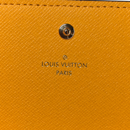 Louis Vuitton Monogram 2022 Christmas Animation Sarah Wallet Yellow 6 of 6