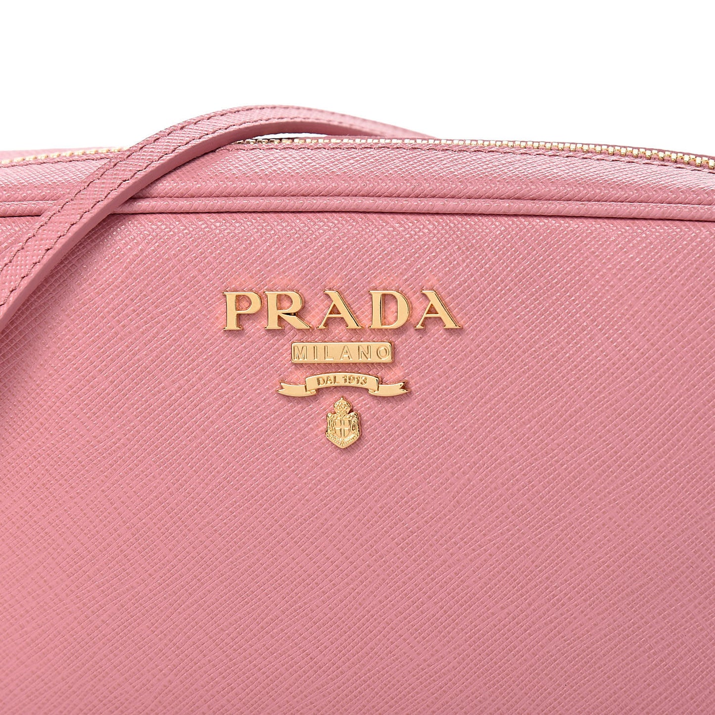Saffiano Lux Small Camera Crossbody Bag Petalo