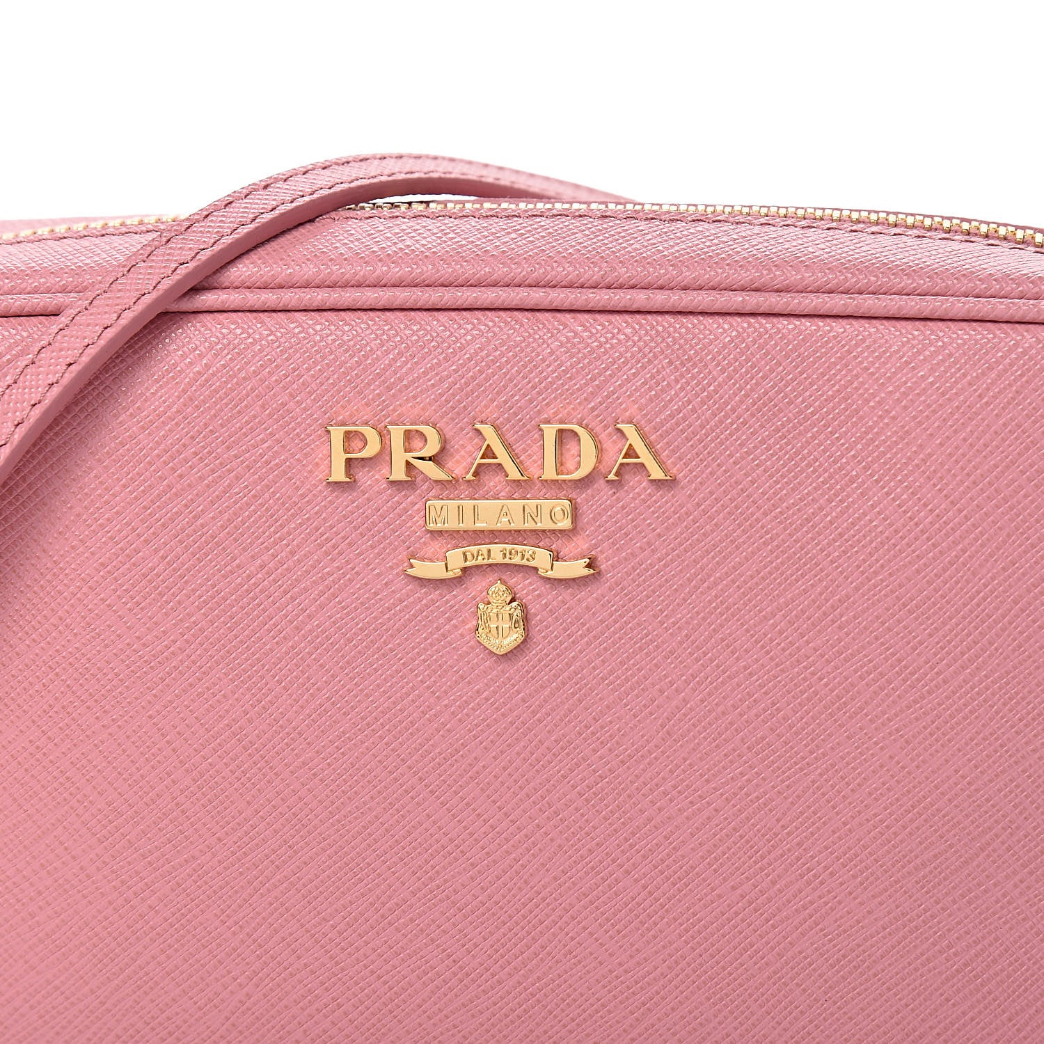 Prada Saffiano Lux Small Camera Crossbody Bag Petalo 9 of 9
